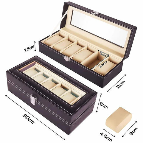 6 SLOT WATCH COLLECTION BOX