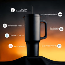 Tumbler with Lid and Straw 1200 ml